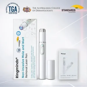 Ringminds® Non-invasive Mole & Wart Removal Laser Pen(Quick and painless removal of warts, moles, age spots, and skin tags with no side effects)