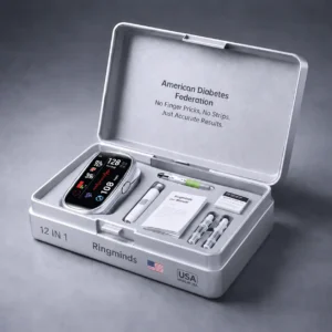 🔥Final 3 Hours : 🏆Ringminds™ Non-Invasive Blood Glucose Meter 99.9% Accuracy (Mayo Clinic Recommended)
