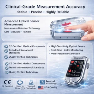 🔥Final 3 Hours : 🏆Ringminds™ Non-Invasive Blood Glucose Meter 99.9% Accuracy (Mayo Clinic Recommended)